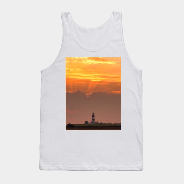 Sun rays over Happisburgh Tank Top by avrilharris